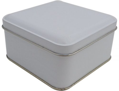 Cr18-W Square Tin Box 99x99x50mm