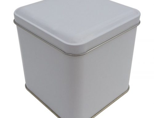 CR19-W Square Tin Box 99x99x100mm