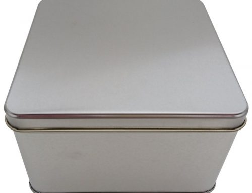 CR25L Square Tin Box 166x166x100mm